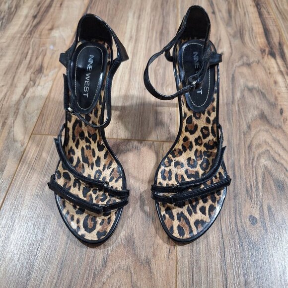 Nine West Leopard Prints High Heels size 7.5 - Picture 1 of 9